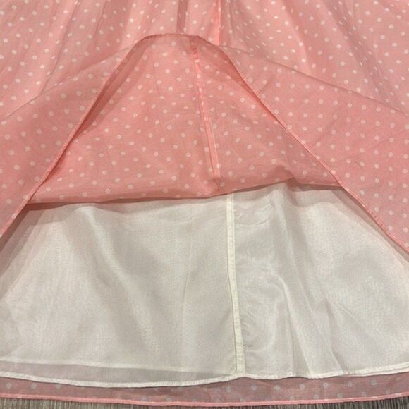 Lilly Pulitzer collection Katrina  pink polka dot silk strapless dress NWT 6 - Picture 9 of 13